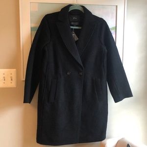J.Crew Daphne Topcoat in Italian Boiled Wool